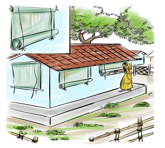 Low cost goat housing